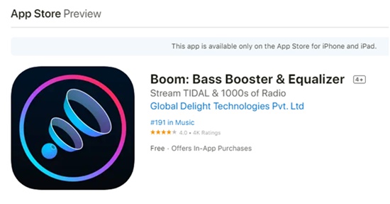 Boom: Bass Booster Equalizer