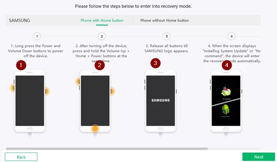 How To Reset LG Phone When It is Locked Out? [step 4]