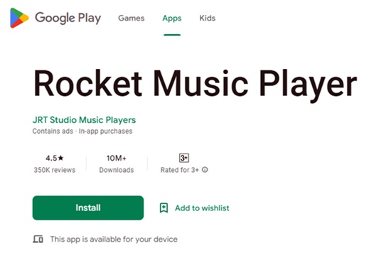 Rocket Music Player 