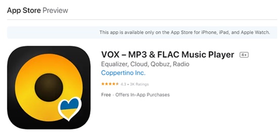 Vox-MP3 & Flac Music Player