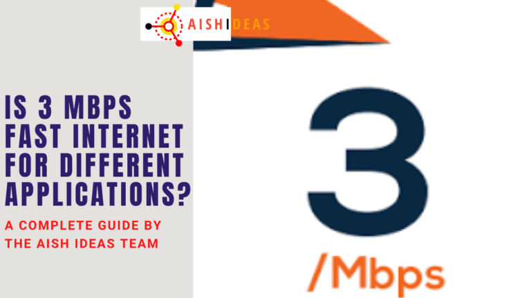 Is 3 Mbps Fast Internet For Different Applications Aish Ideas Tech 