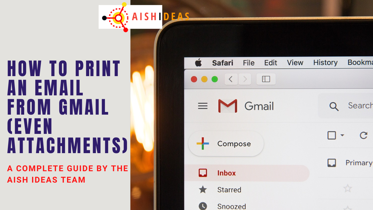 How to Print an Email From Gmail (Even Attachments)