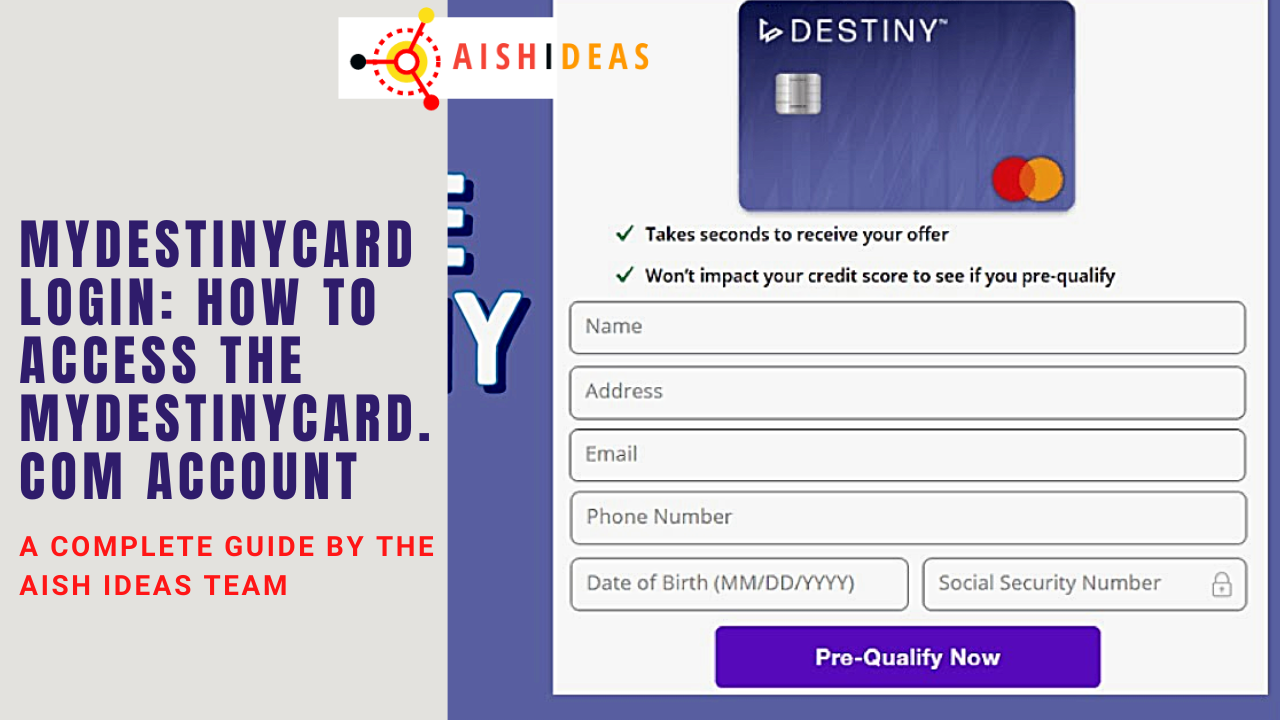 MyDestinyCard Login: How to Access The MyDestinyCard.com Account