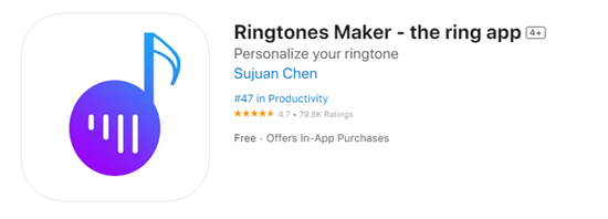 Ringtones Maker The Ring App best free ringtone app for iPhone