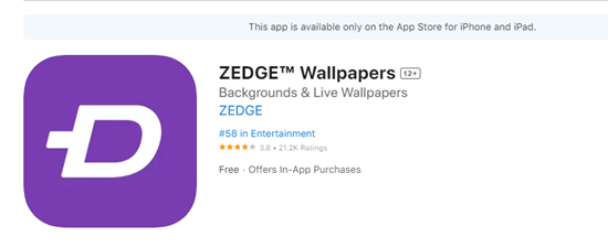 ZEDGE best free ringtone app for iPhone